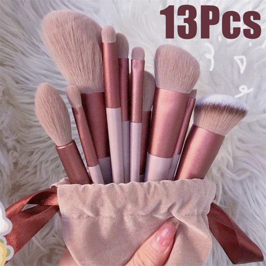 Ultimate 13-Piece Makeup Brush Set — Flawless Foundation, Concealer, Blush & Eyeshadow Brushes for Professional Results