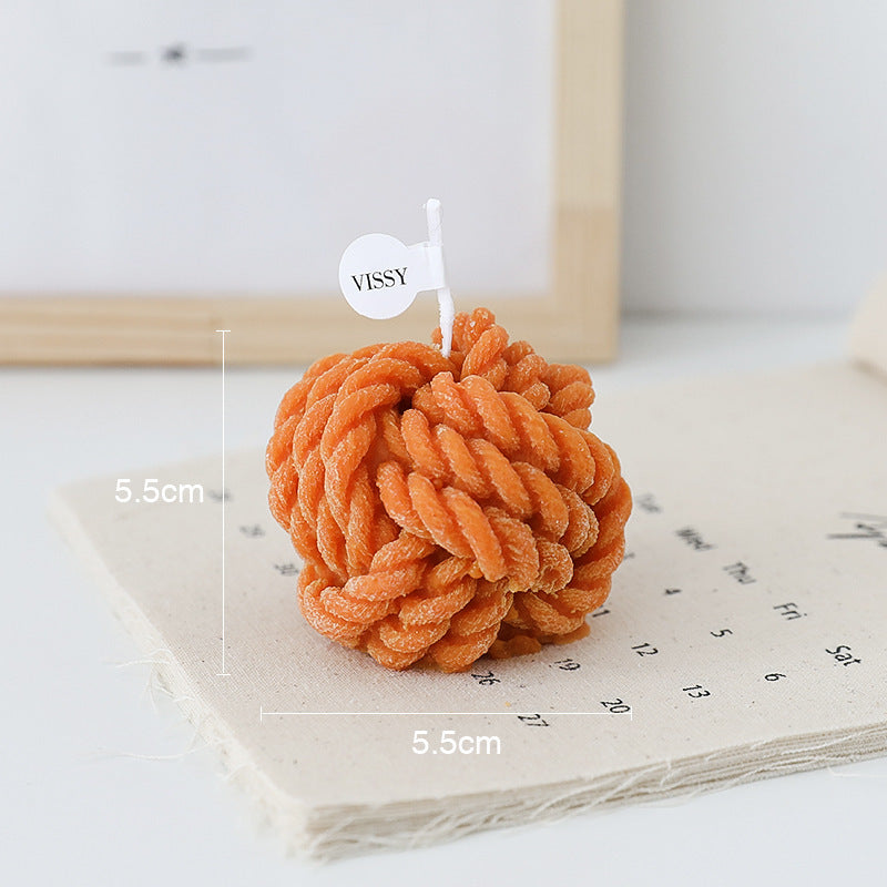 Aromatherapy Photo Props Small Wool Candle