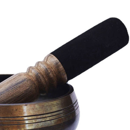 Black Healing and Meditation Singing Bowl