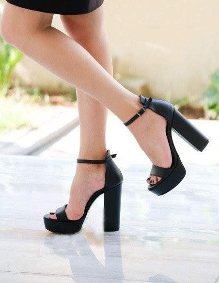 Suede Strappy heels