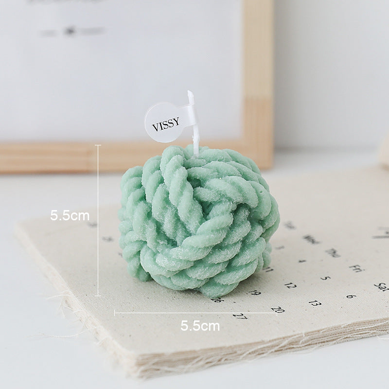 Aromatherapy Photo Props Small Wool Candle
