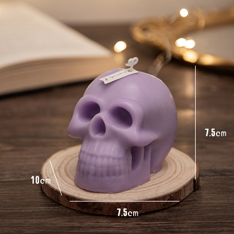 Skull Aromatherapy Candle Handmade