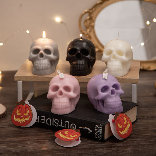 Skull Aromatherapy Candle Handmade