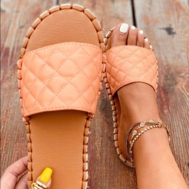 Natural Trim Sandals