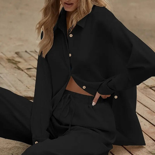 Loose Shirt And Trouser Set
