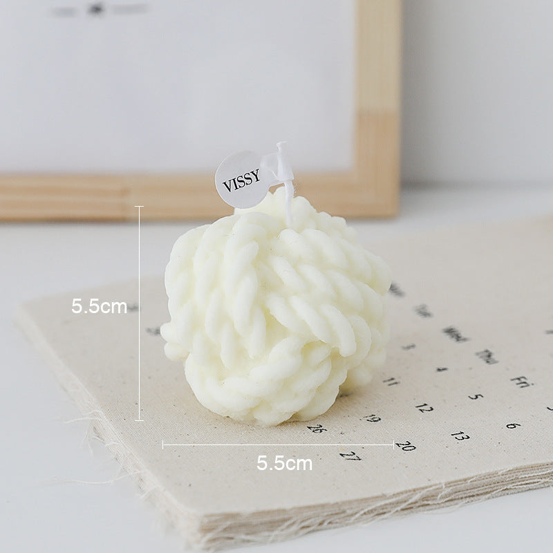 Aromatherapy Photo Props Small Wool Candle