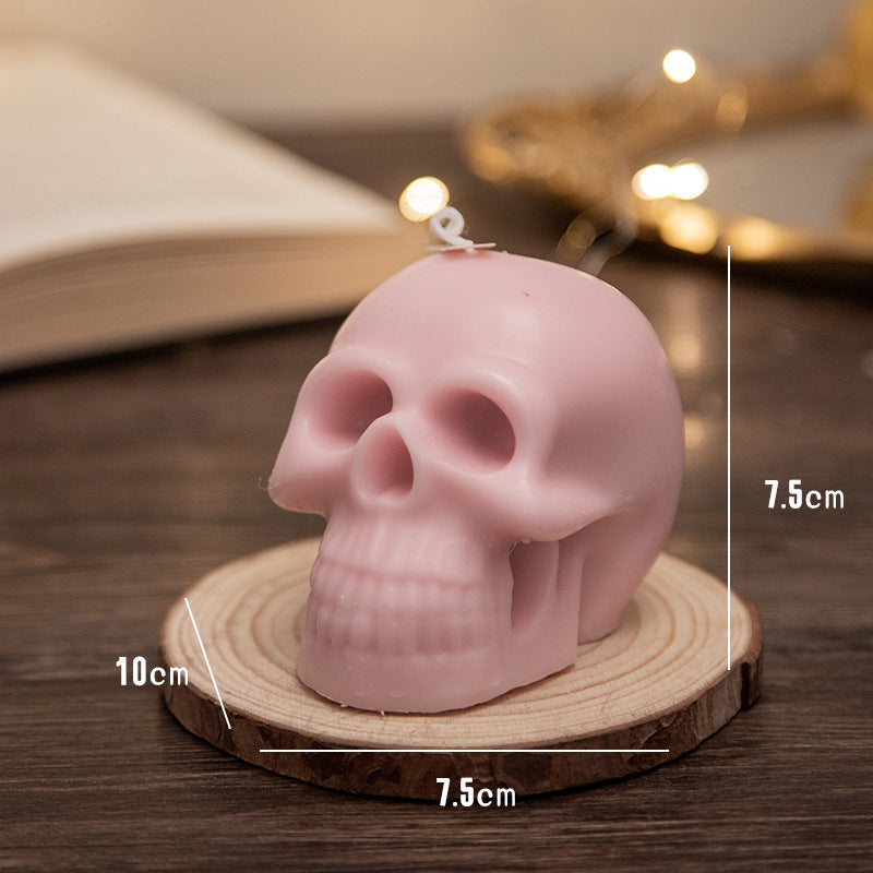 Skull Aromatherapy Candle Handmade