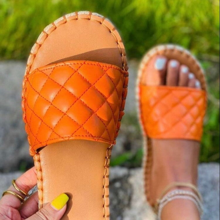 Natural Trim Sandals
