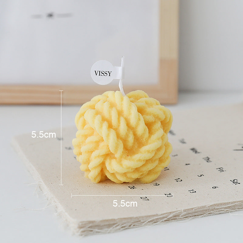 Aromatherapy Photo Props Small Wool Candle
