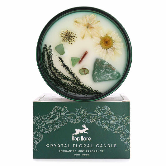 Crystal Magic Flower Candle
